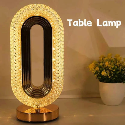 GlowOval Crystal Table Lamp™