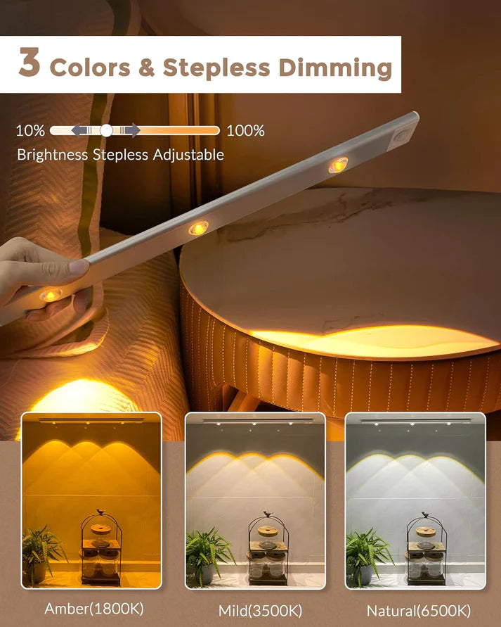 SmartGlow Motion Sensor Cabinet Lights