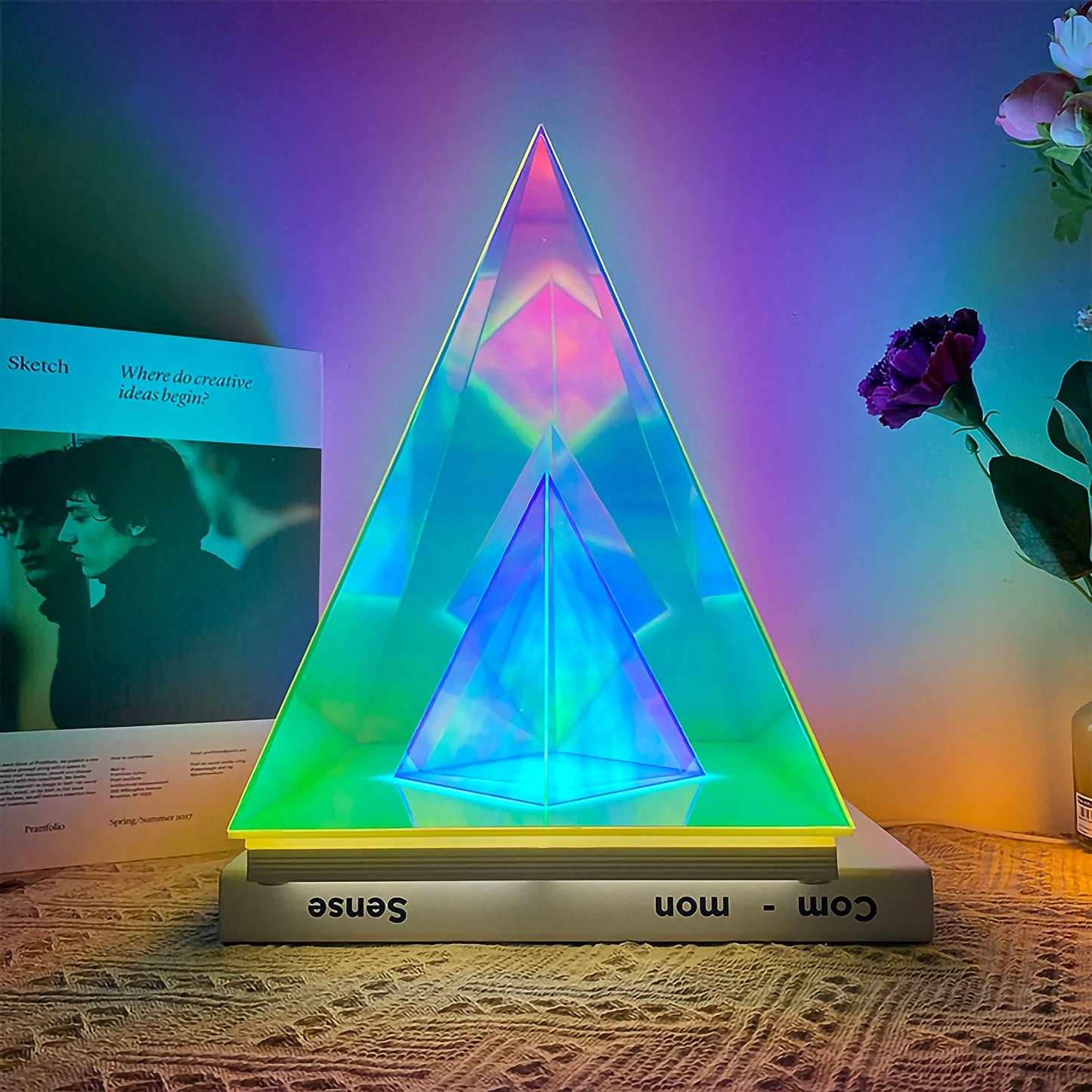 Aurora Infinity Pyramid Lamp™