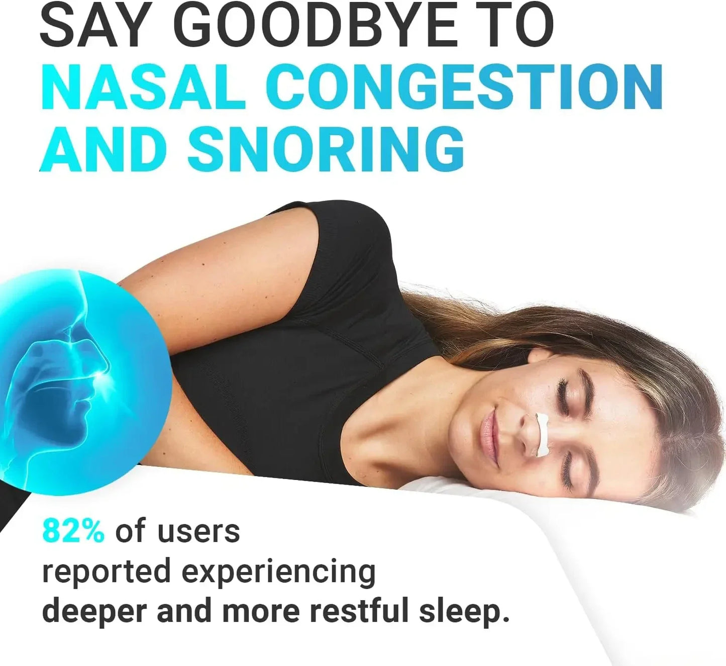 BreatheEase Kit: Sports Nasal Dilators for Snoring and Sleep Improvement